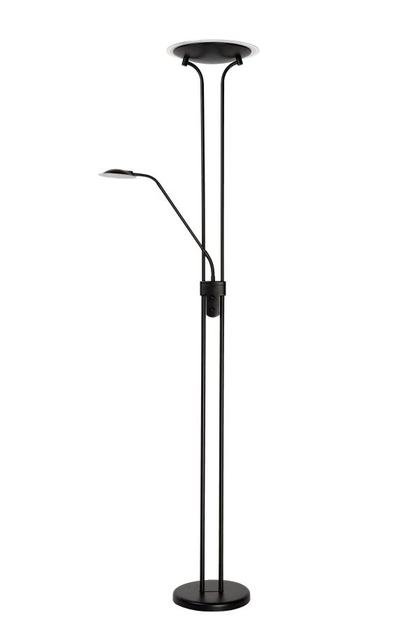 Lucide CHAMPION-LED - Lampadaire / lampe de lecture - LED Dim. - 3000K - Noir - UIT